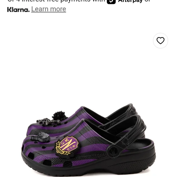 Crocs WEDNESDAY Nevermore Siza 6 NWT - Picture 4 of 11